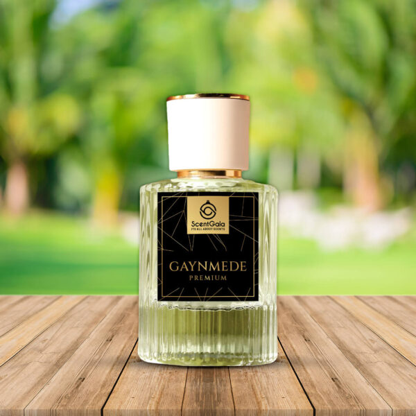 Top notes are Incense, Myrrh and Mandarin Orange. Middle note is Immortelle. 3. Gaynmede Premium